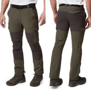 Craghoppers Mens NosiLife Pro Adventure Trousers Khaki Sz 33R Gorpcore Outdoor